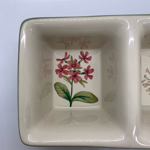 LONGABERGER Botanical Fields Relish Condiment Dish - Picture 4 of 11